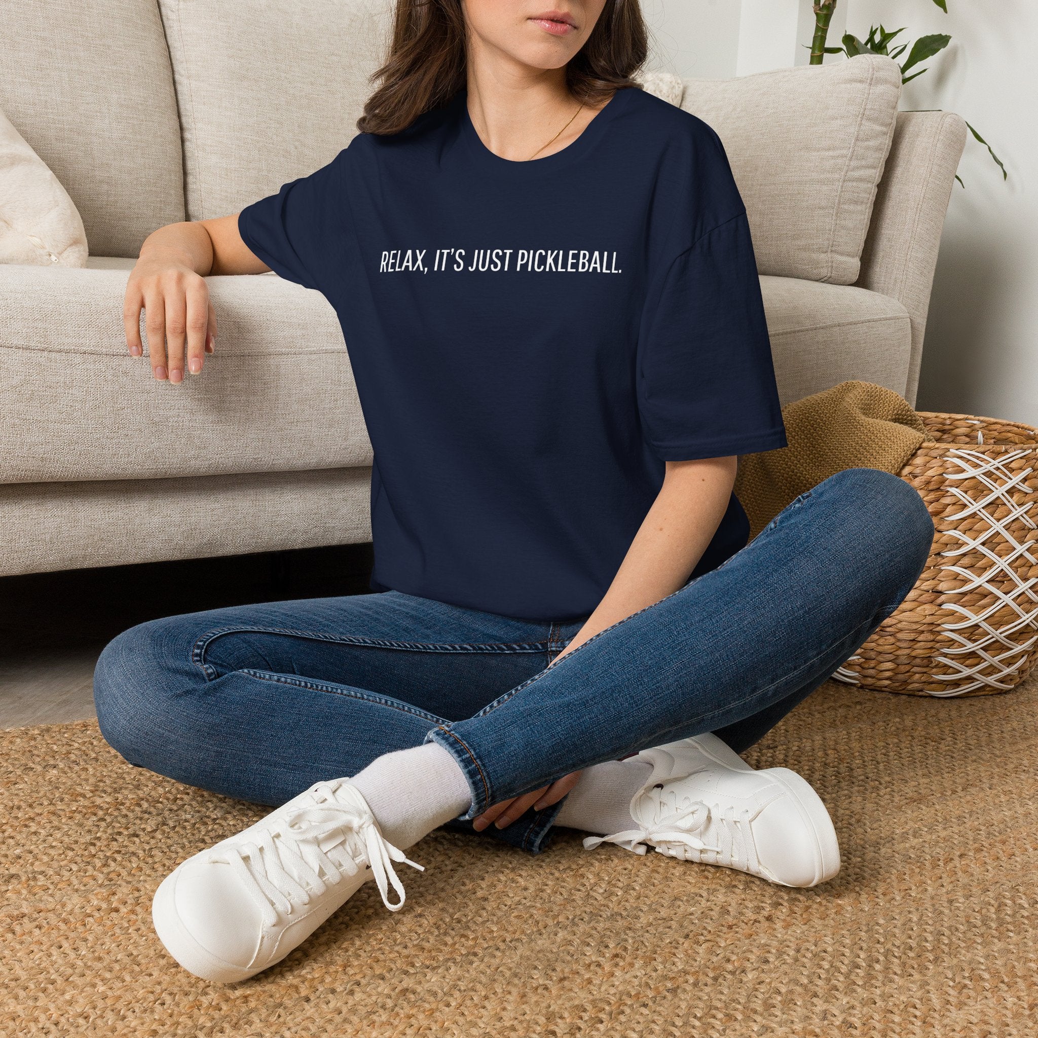 Relax, I'ts Just Pickleball Tee