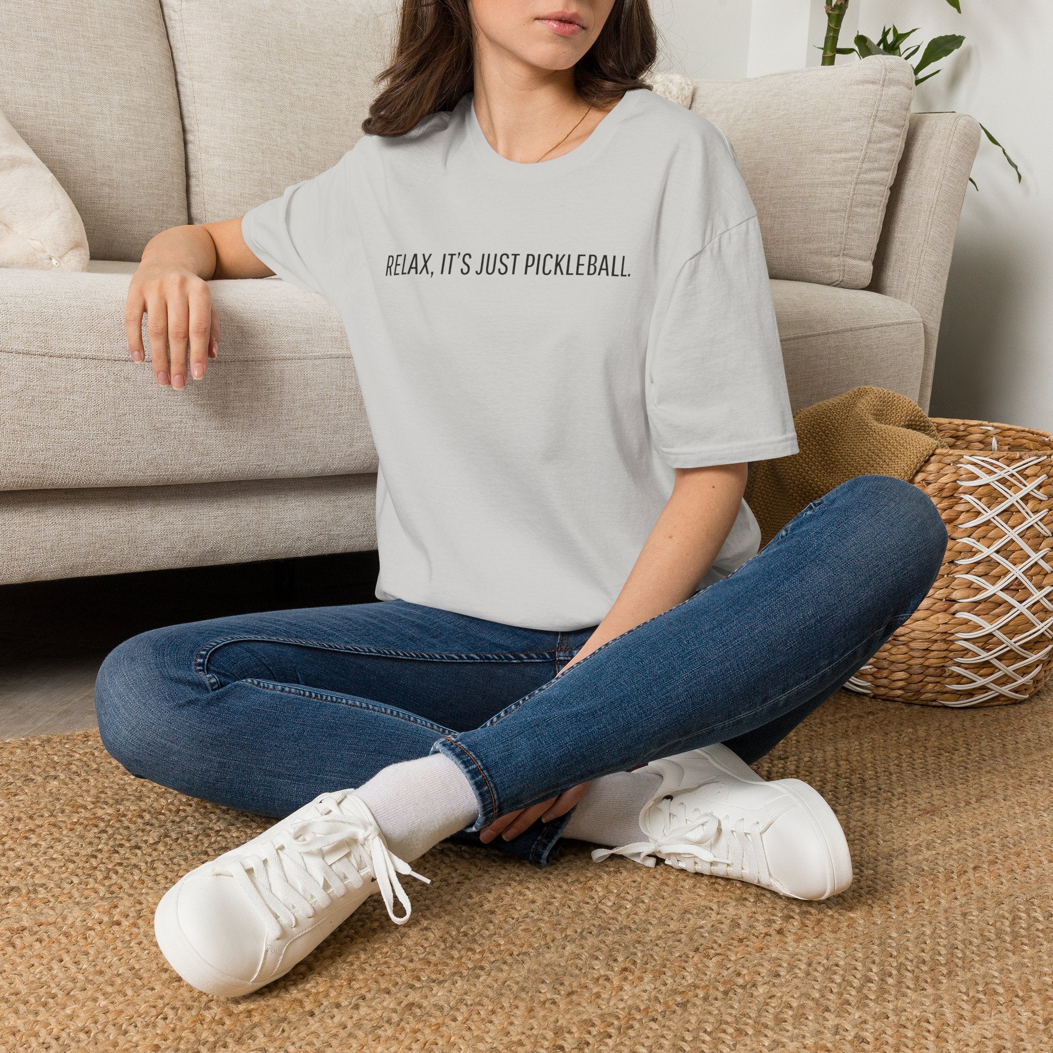 Relax, I'ts Just Pickleball Tee