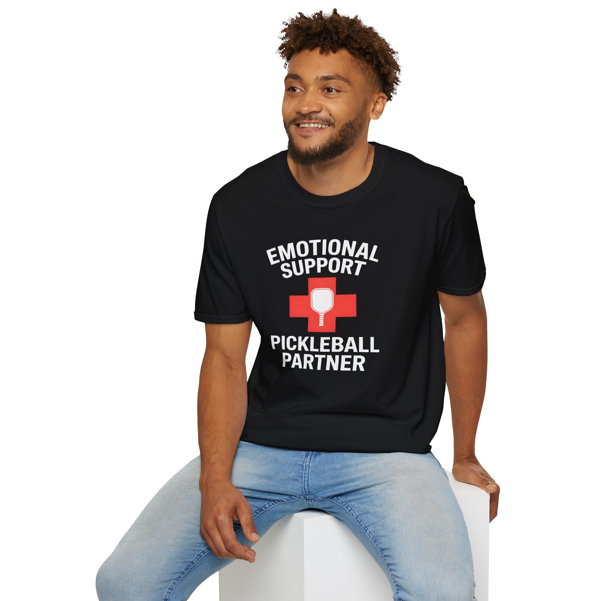 Emotional Support Pickleball Partner Tee