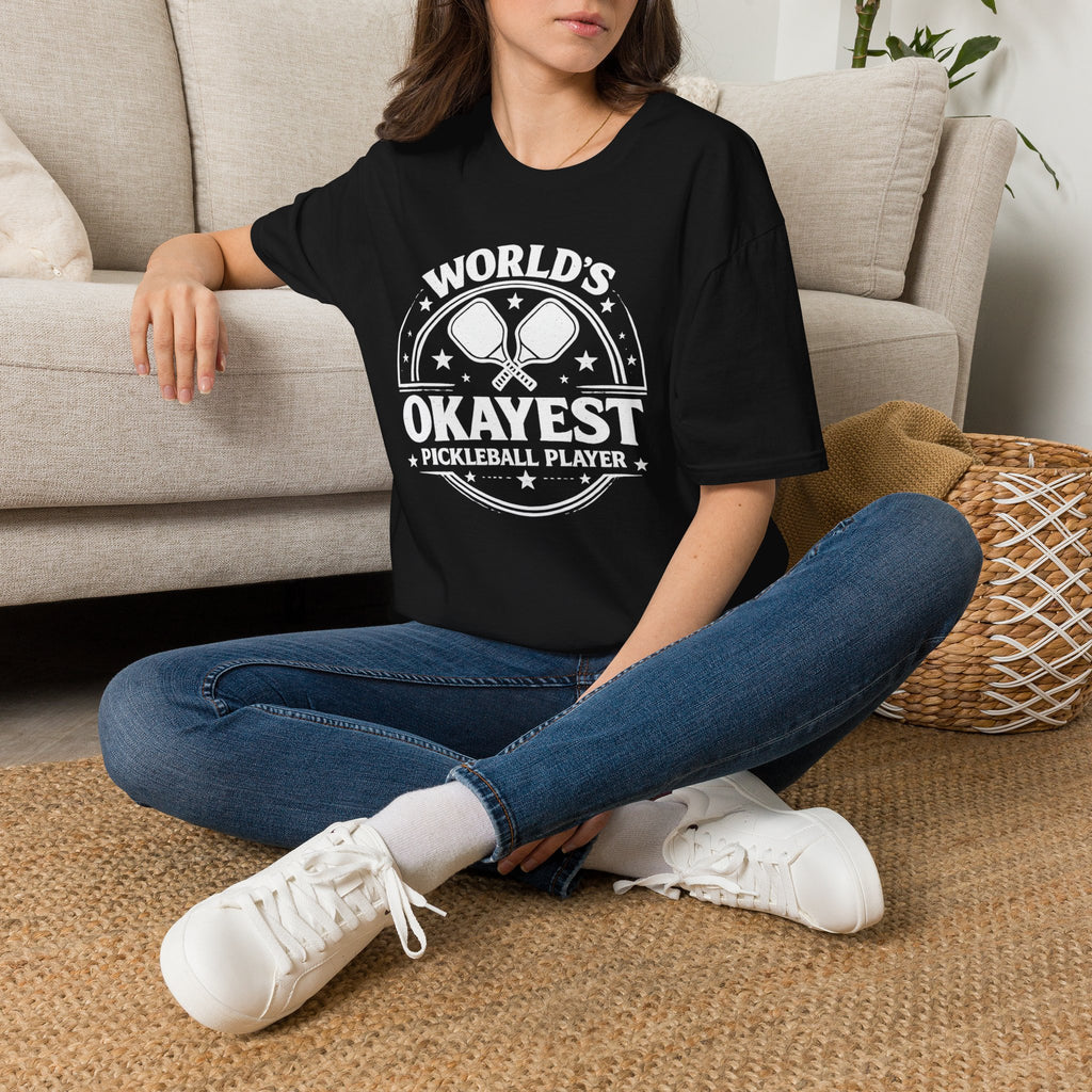 World's Okayest Pickleball Player Tee