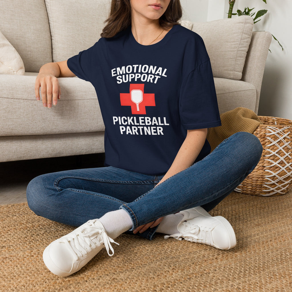 Emotional Support Pickleball Partner Tee