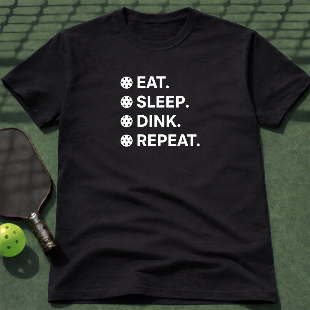 Eat. Sleep. Dink. Repeat. Tee