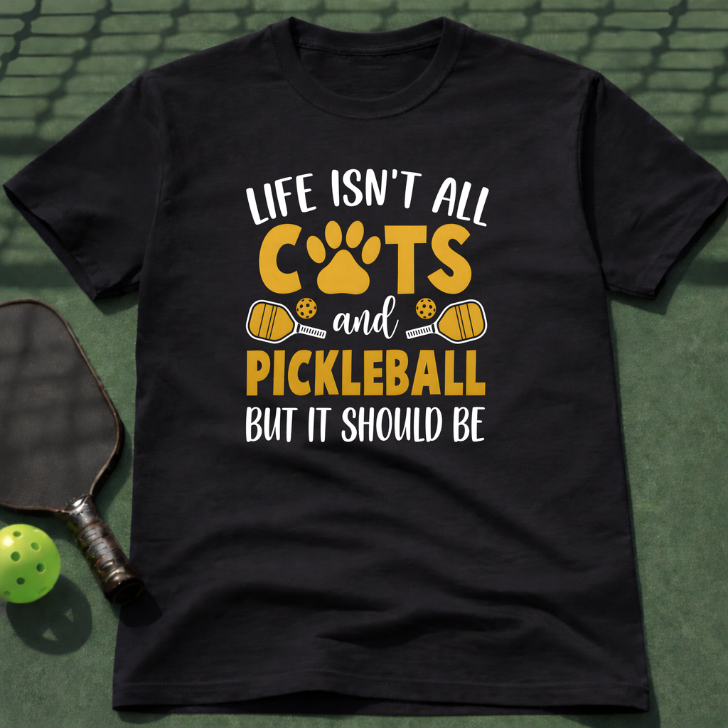 Life Isn't All Cats and Pickleball But It Should Be Tee