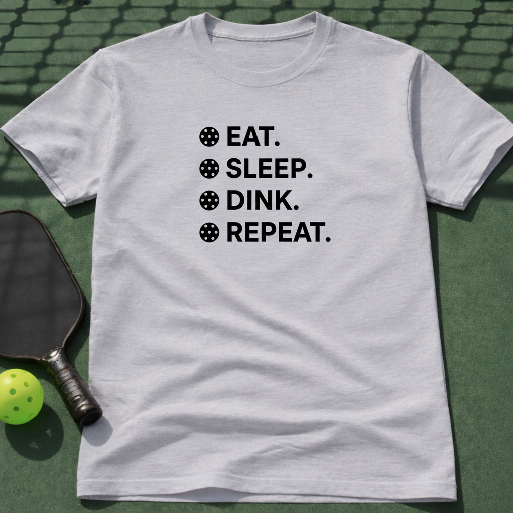 Eat. Sleep. Dink. Repeat. Tee
