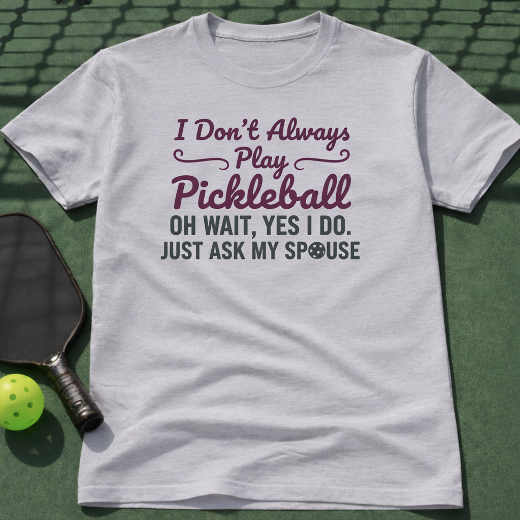 I Don't Always Play Pickleball Tee