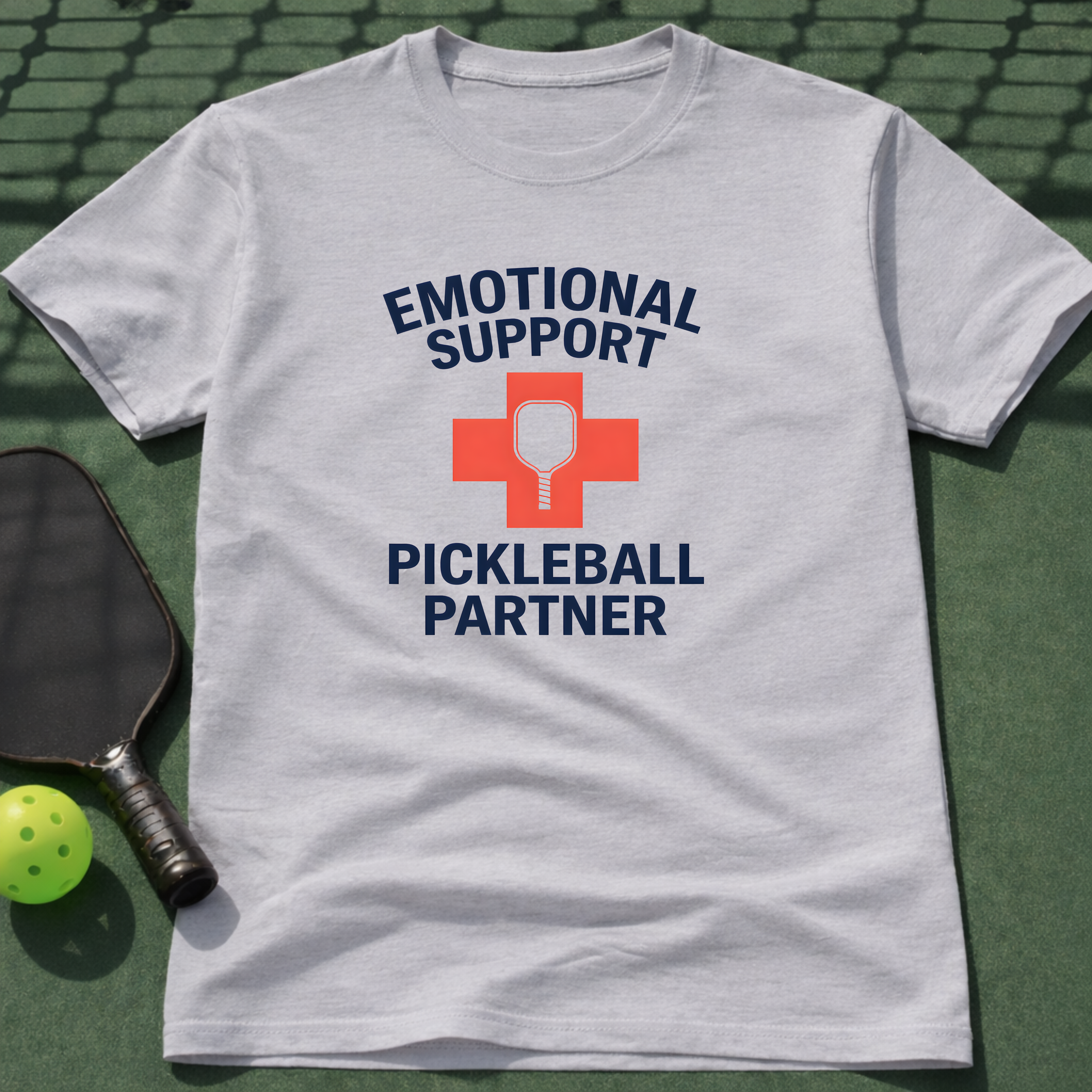 Emotional Support Pickleball Partner Tee