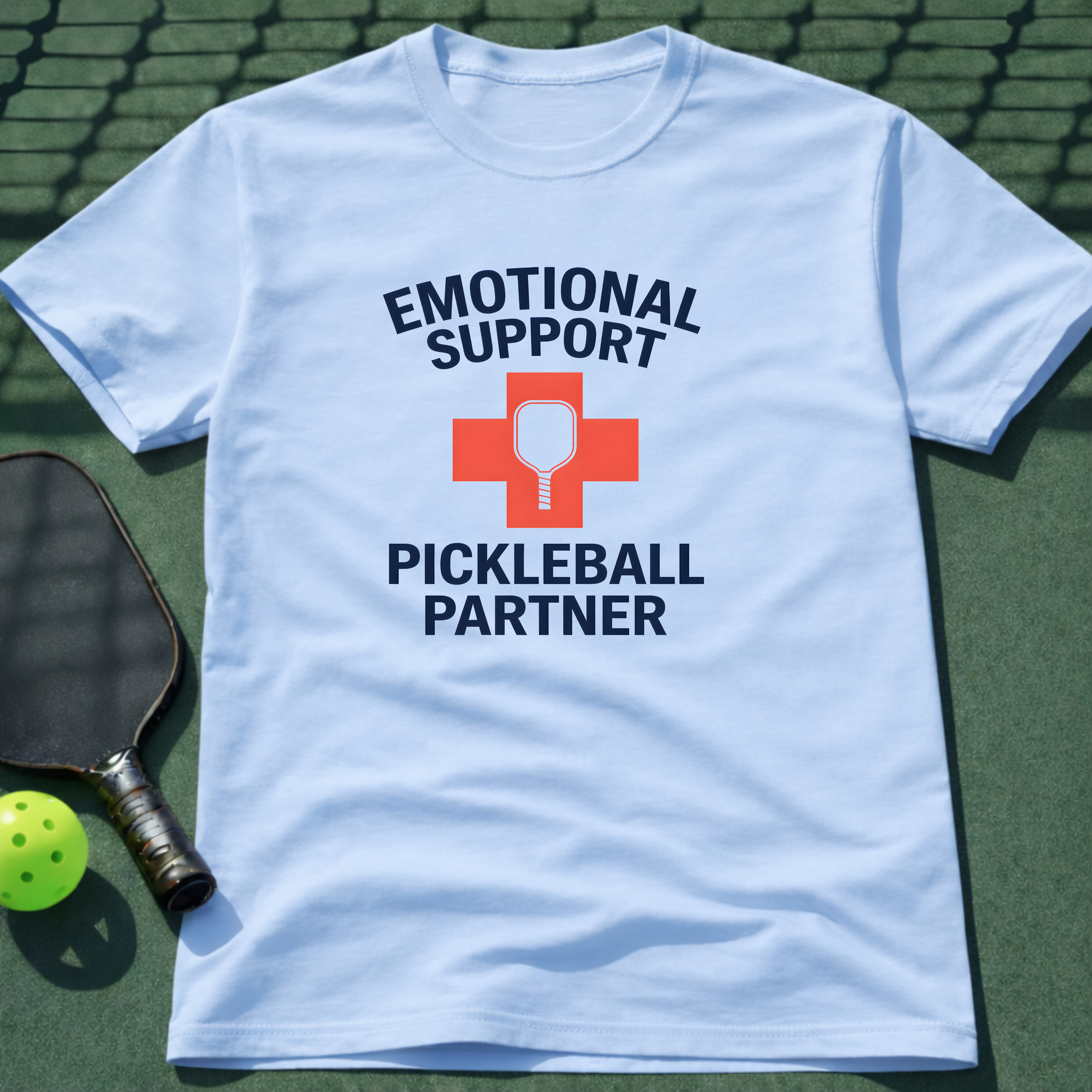 Emotional Support Pickleball Partner Tee