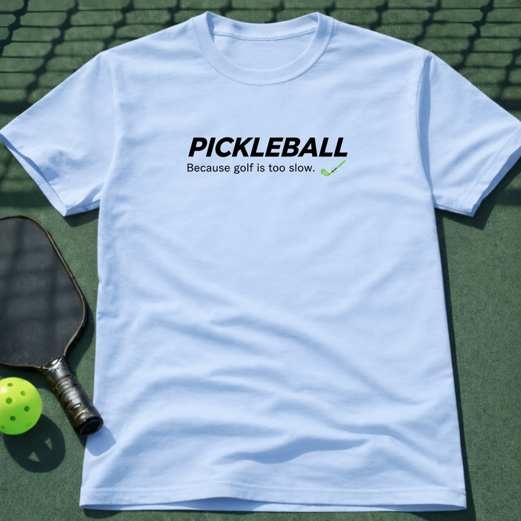 Pickleball - Because Golf Is Too Slow Tee