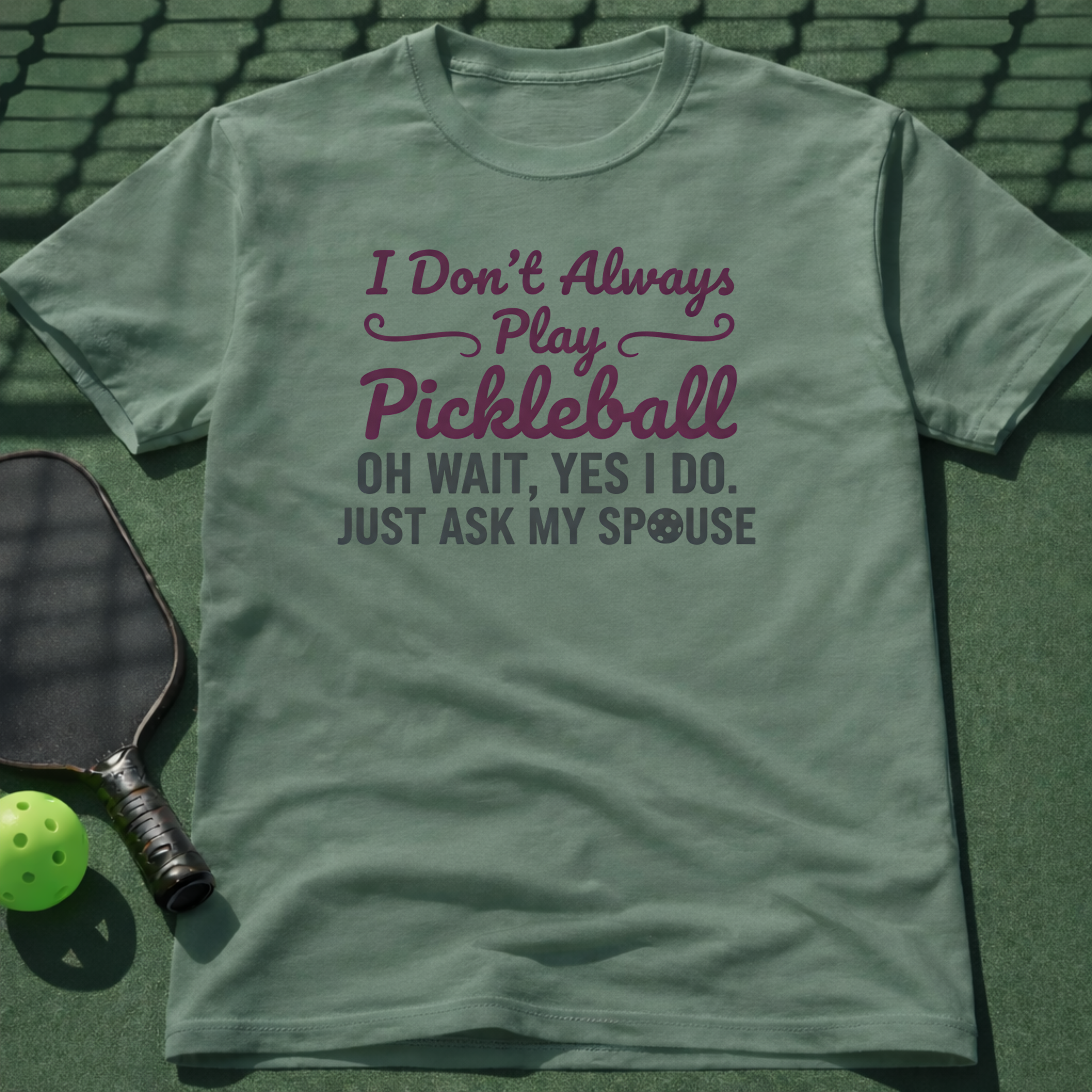 I Don't Always Play Pickleball Tee