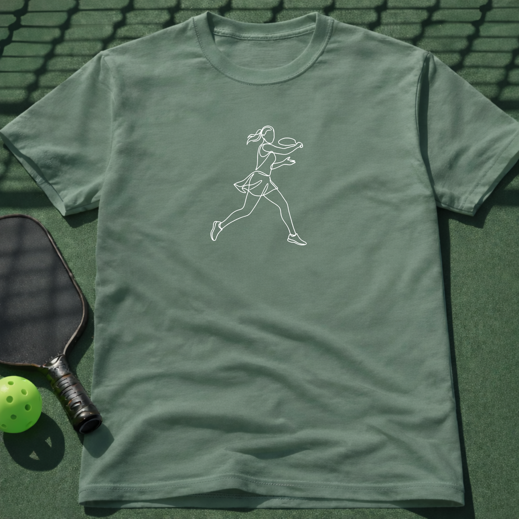 Pickleballer Woman Tee