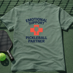 Emotional Support Pickleball Partner Tee
