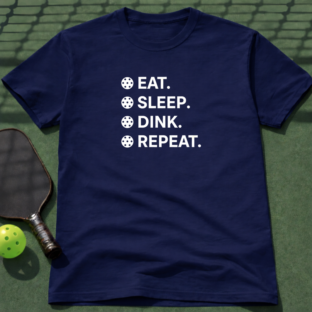 Eat. Sleep. Dink. Repeat. Tee