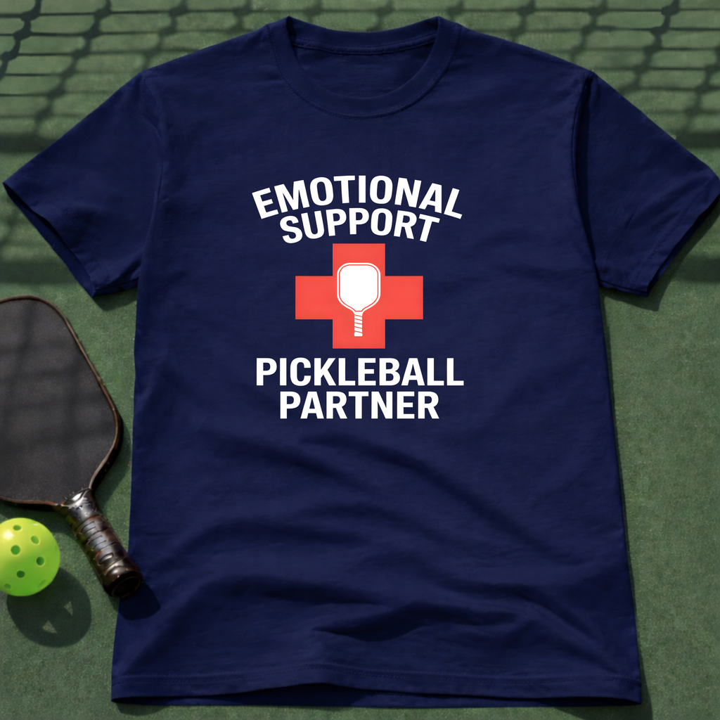 Emotional Support Pickleball Partner Tee