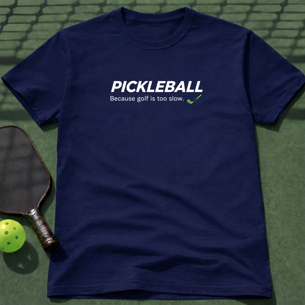 Pickleball - Because Golf Is Too Slow Tee