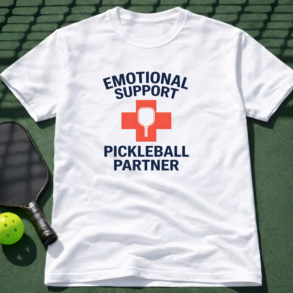 Emotional Support Pickleball Partner Tee