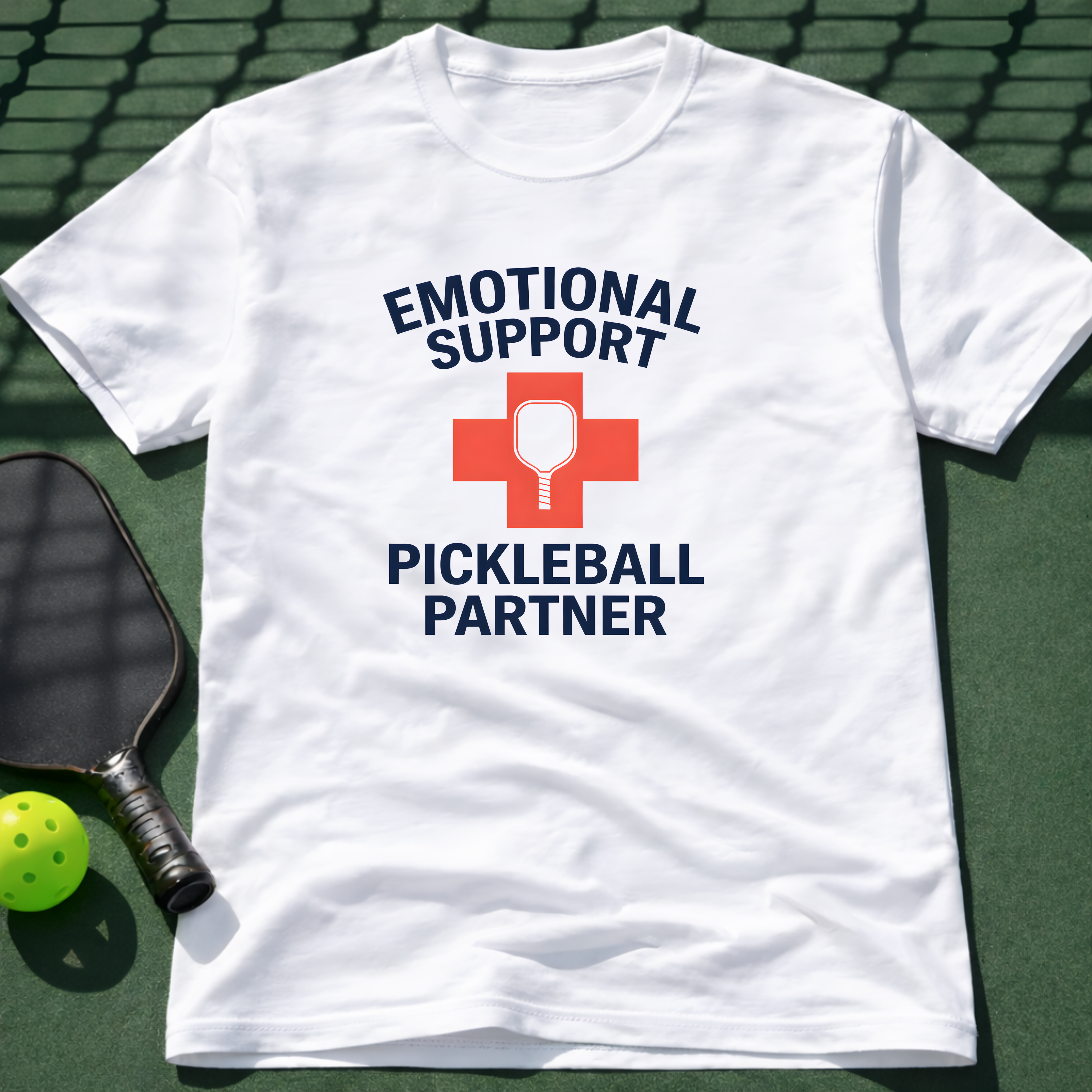 Emotional Support Pickleball Partner Tee
