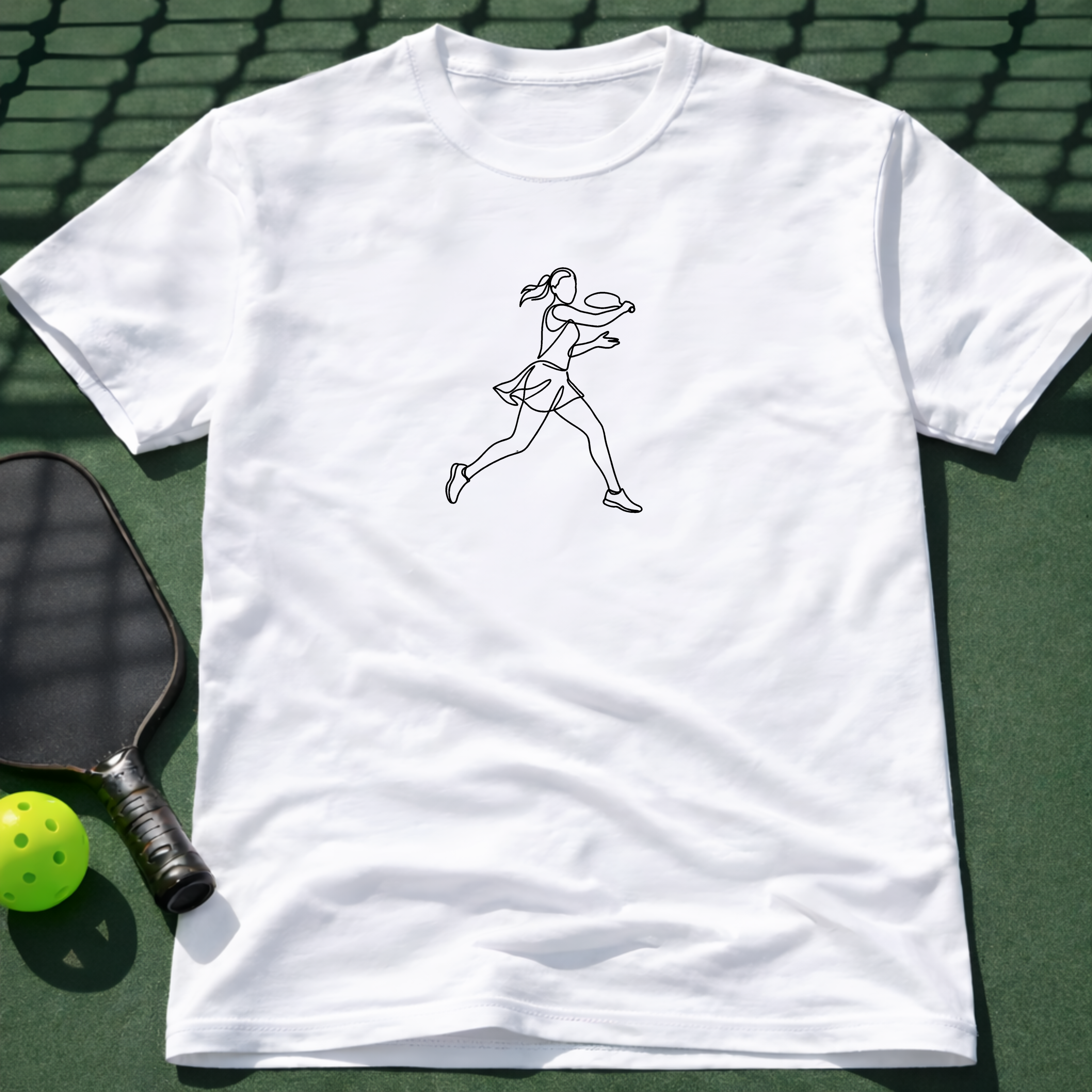 Pickleballer Woman Tee